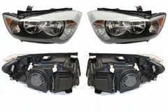 Complete Headlight Assy Left 63112990001 & Right 63112990002 (Without Blaster) Compatible With BMW X1 E84 (2009-2012) Tag No.59