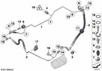Hose Pipe 64509224836 Compatible With BMW E89 / Z4