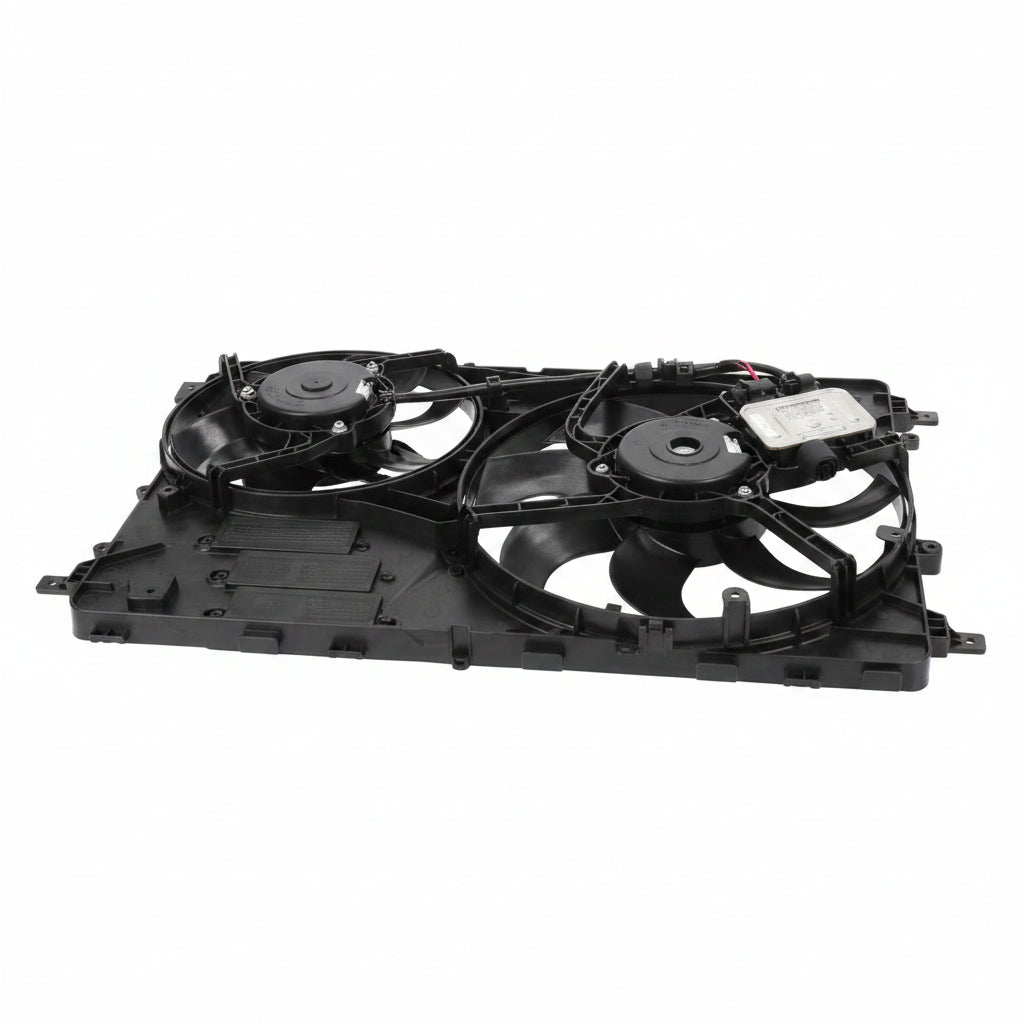 Engine Radiator Cooling Fan Assembly 31338823 Compatible With VOLVO S60 II (134) & S80 II (124) &  XC60 I SUV (156)