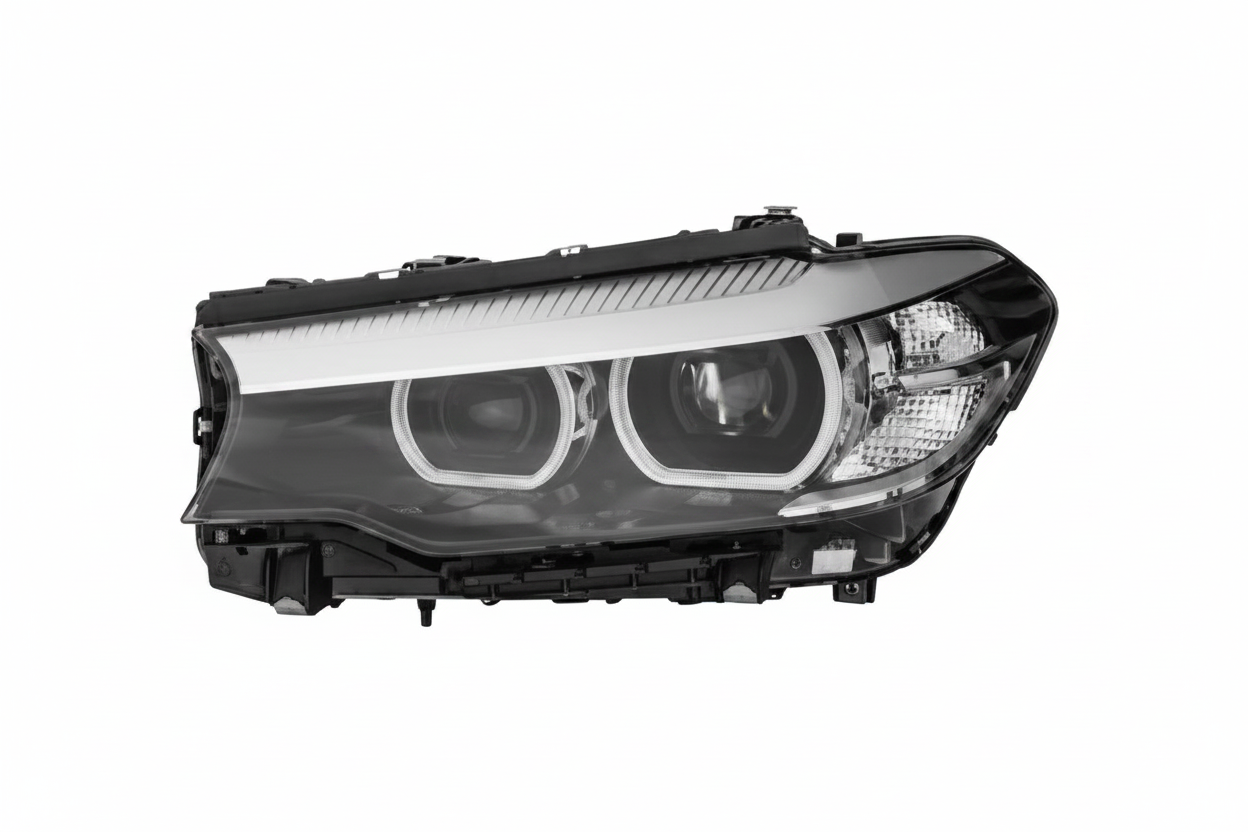 Headlight Headlamp Left 63117214951  & Right  63117214952  (Without Blaster) Compatible With BMW 5 Series G30 LCI (2017-2020)  LED