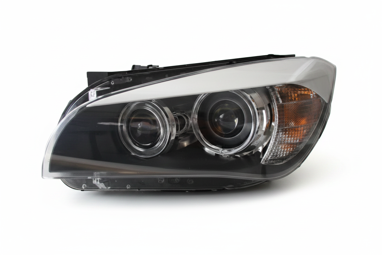 Headlight Headlamp Left 63112993491 & Right  63112993492  (Without Blaster) Compatible With BMW X1 E84  (2009-2012) Halogen