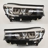 Complete Headlight Headlamp Assy Left 63117408719  & Right 63117408720 (Without Blaster) Compatible With BMW 7 Series G11/G12 (2016-2019) Tag No.79