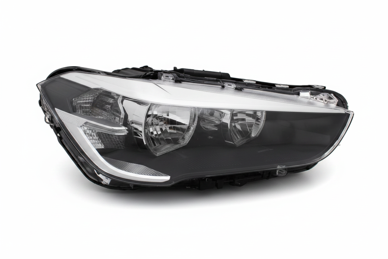 Headlight Headlamp Left 63117436461 & Right  63117436462  (Without Blaster) Compatible With BMW X1 E48  (2016-2019) LED (W/0 Fan)