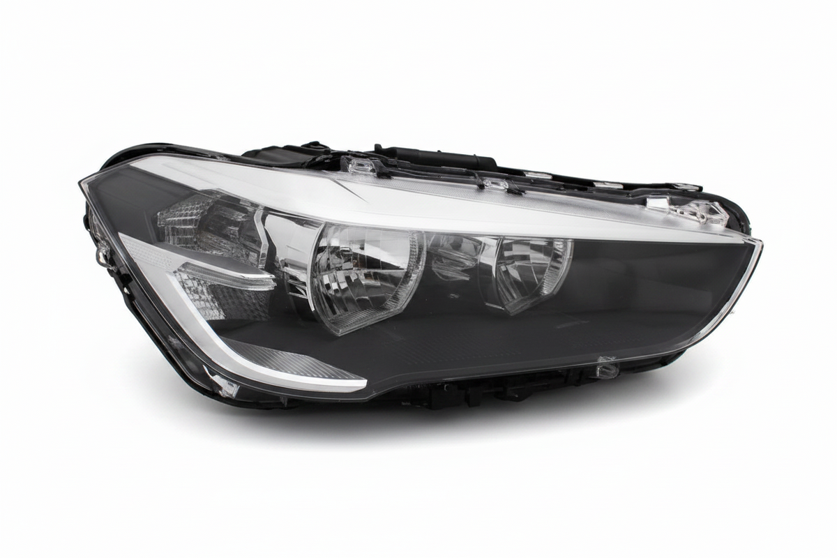 Headlight Headlamp Left 63117436461 & Right  63117436462  (Without Blaster) Compatible With BMW X1 E48  (2016-2019) LED (W/0 Fan)
