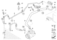 Hose Pipe 64536910802 Compatible With BMW E60/520/530/525