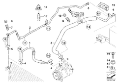 Hose Pipe 64536910802 Compatible With BMW E60/520/530/525