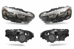 Headlight Headlamp Left 63117436461 & Right  63117436462  (Without Blaster) Compatible With BMW X1 E48  (2016-2019) LED (W/0 Fan)