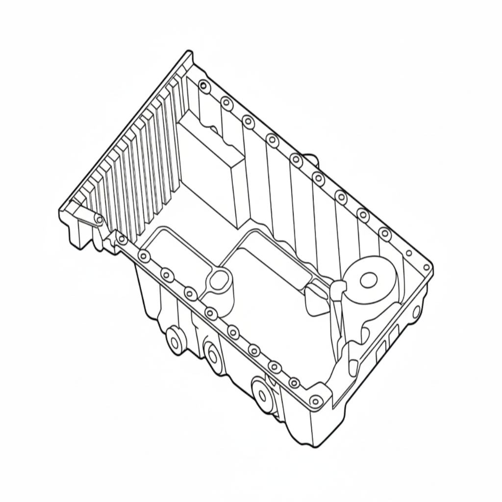 Oil Sump 30777698 30750655 1275868 Compatible With Volvo V70 / S60 / S80 / XC70 / XC90