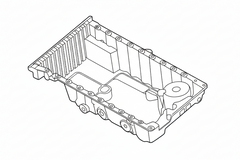 Oil Sump 30777698 30750655 1275868 Compatible With Volvo V70 / S60 / S80 / XC70 / XC90