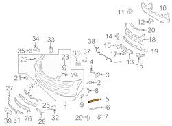 Front Bumper Bracket Left 2218850714 & Right 2218850814 Compatible With MERCEDES-BENZ S-CLASS (W221)  2007-2013 Tag No.881