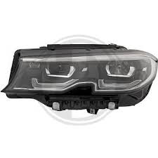 Headlight Headlamp Left 63118496155 & Right  63116496156  (Without Blaster) Compatible With BMW G20 3 Series  (2019-2021) LED Lens