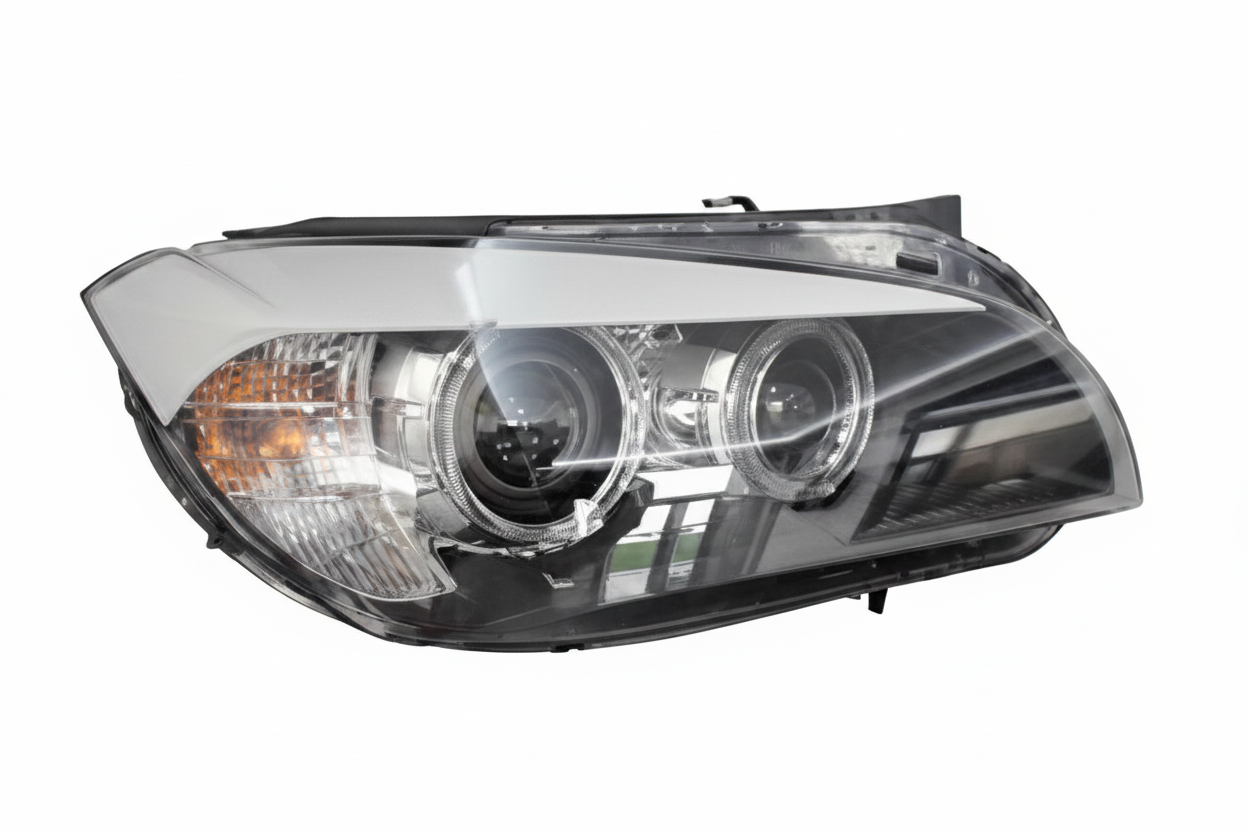 Headlight Headlamp Left 63112993491 & Right  63112993492  (Without Blaster) Compatible With BMW X1 E84  (2009-2012) Halogen