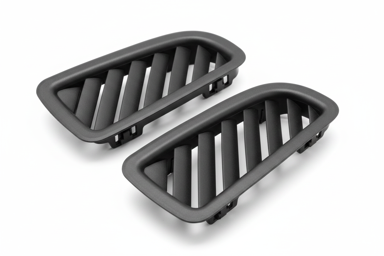 Front Ac Vent Dashboard  Left & Right (Set) 25368038029 Compatible With BENZ 253 Black