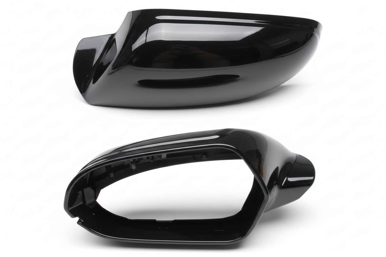 Side Mirror Upper Cover Right 4G0857528 & Left 4G0857527 Compatible With Audi A6 4G (2012-18)