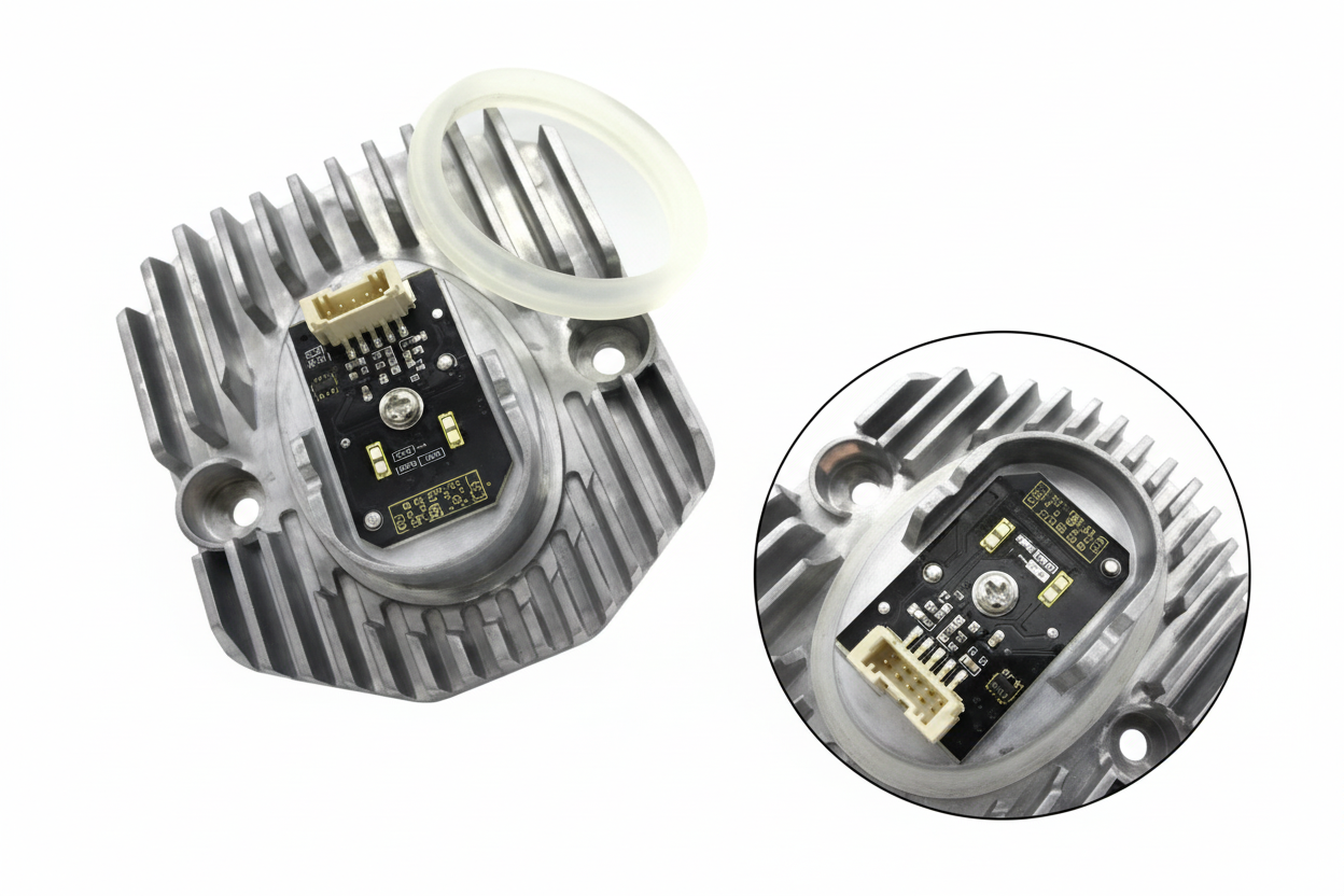 LED Headlight Daytime Running Light Module 63117214934 Compatible With BMW 5 (G30, F90) 6 Gran Turismo (G32) Tag No.261