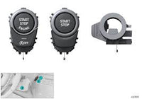 Start stop button 61316835087 61316835087-1 Compatible with BMW 1/5/6/7/X3/X4 F52 G30 G31 G32 G11 G12 G01 G02