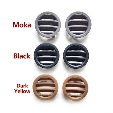 Console Small Ac Vent Grille Cover Dark Yellow 20468067878K20 20468068878K20 Compatible With Mercedes Benz C Class 2007-2011 W204