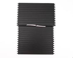 Black Central Console Drink Water Cup Holder Cover Shutter Roller Trim 51166954943-B & 51166954943-A SET Compatible With BMW X5 E70