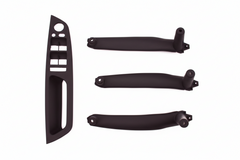 Inner Door Pull Handle Set Moka 51416975798 Left 51416969407 Right 51416969408 Compatible With BMW X5 X6 E70 E71 E72