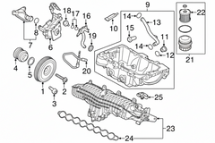 Oil Sump 31410578 Compatible With Volvo S90L S60L XC60