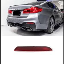 Rear Bumper Reflector Compatible With  BMW 5 Series (G30, F90) Rear Bumper Reflector Left  63149463763 & Right  63149463764