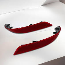 Rear Bumper Reflector Compatible With Mercedes Benz GL W164  Rear Bumper Reflector Left 1648200974 & Right 1648201074