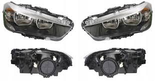 Headlight Headlamp Left 63117346533 & Right  63117346534  (Without Blaster) Compatible With BMW X1 E48  (2016-2019) Halogen