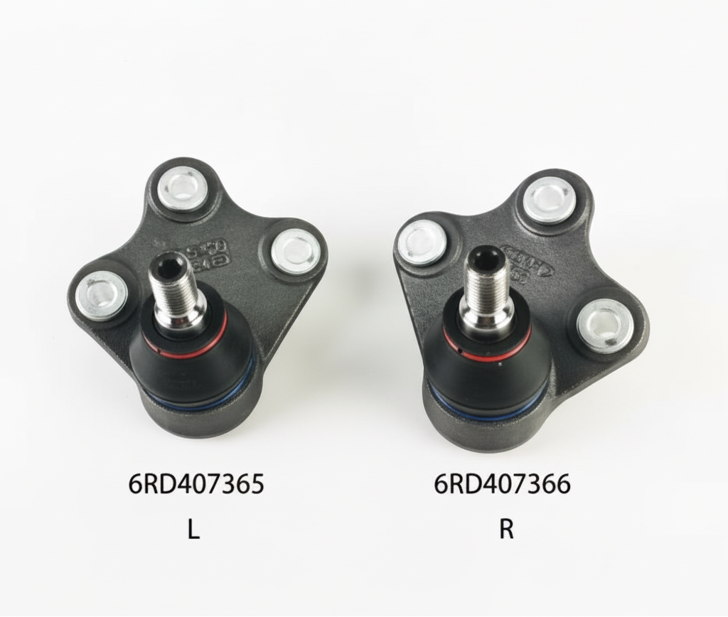 Front Lower Ball Joint  Left 6RD407365 Right 6RD407366 Compatible With SKODA FABIA II (542) RAPID (NA2) VW POLO V (6R1, 6C1) POLO V Saloon (602, 604, 612, 614) | VENTO