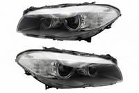 Headlight Headlamp Left 63117271911 & Right 63117271912 (Without Blaster) Compatible With BMW 5 Series (F10) (2010-2013) Xenon-Projectors Tag No.51