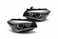Headlight Headlamp Left 63112993491 & Right  63112993492  (Without Blaster) Compatible With BMW X1 E84  (2009-2012) Halogen