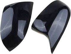 Side Mirror upper cover (Side Mirror cover) Carbon Fiber Horn Model Left 51168496623 &  Right 51168496623 Compatible With BMW X3 G01 & X5 G05 2018-2024 TAG-SMC-70