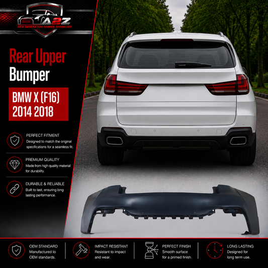 Rear Upper Bumper 51128065888 Compatible With BMW  X (F16) 2014 2018 Tag No.117