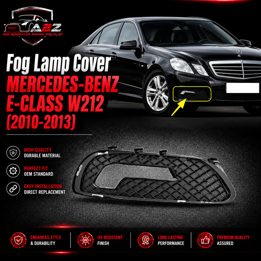 Fog Lamp Cover Compatible With MERCEDES-BENZ E-CLASS W212 2010-2013 Fog Lamp Cover Left 2128851323 & Right 2128851423 A2128851323 Tag-FC-293