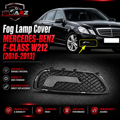 Fog Lamp Cover Compatible With MERCEDES-BENZ E-CLASS W212 2010-2013 Fog Lamp Cover Left 2128851323 & Right 2128851423 A2128851323 Tag-FC-293