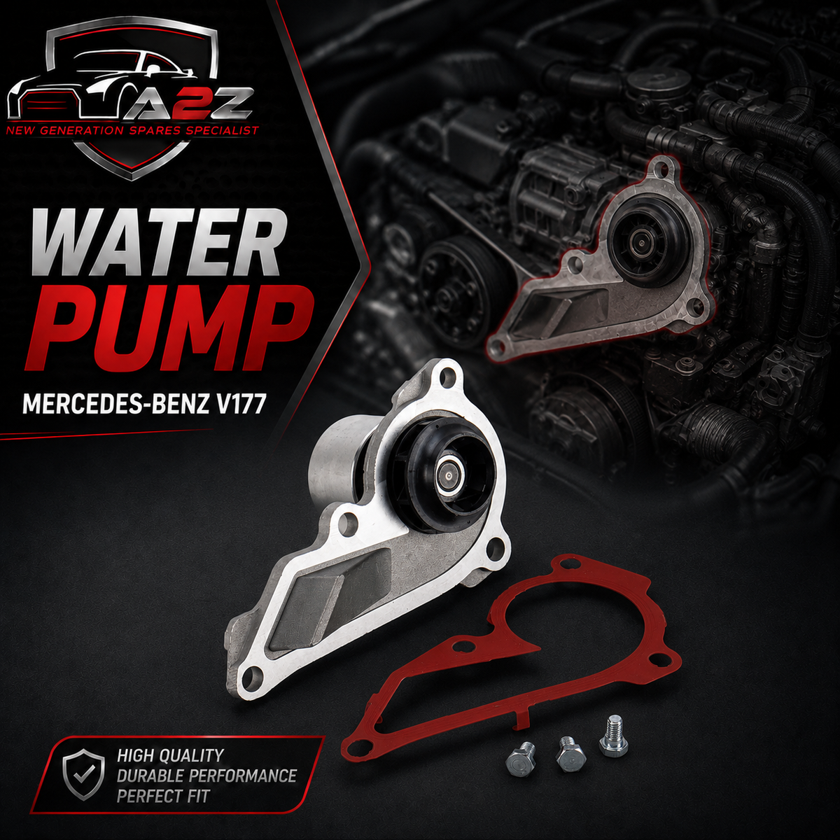 Water Pump 2822000600 A2002070100 A2822000600 Compatible With MERCEDES-BENZ MERCEDES-BENZ A-CLASS Saloon (V177) & GLA (H247) & GLB (X247) Tag No.86