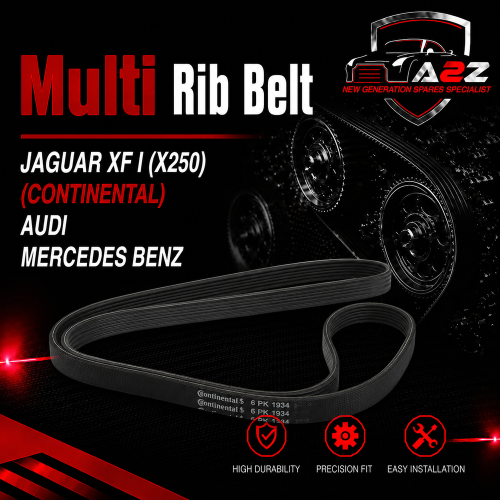 Multi Rib Belt 6PK1670 CX238620AA Compatible With JAGUAR XF I (X250) (CONTINENTAL) AUDI MERCEDES BENZ