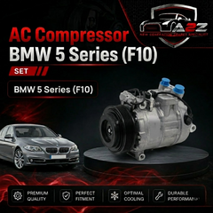 AC Compressor 64526987890 Compatible With BMW 5 Series (F10) & 5 Gran Turismo (F07) & 7 Series (F01, F02, F03, F04) & X5 (E70) & X6 (E71, E72)