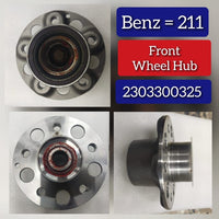Front Wheel Hub 2303300325 2119800002 Compatible With MERCEDES-BENZ CLS C219 & E-CLASS W211