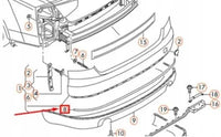 Rear Bumper Chrome 4L0807443 Compatible With AUDI A8 D4 Tag No.152