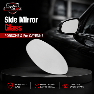 Side Mirror Glass Left 7P5858055C & Right 7P5858056C Compatible With  PORSCHE & For CAYENNE