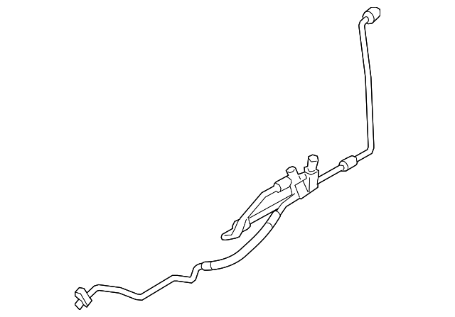 Hose Line Pipe 64539212236 Compatible With BMW 1 Series / X1 / 3 Series / 5 Series F35