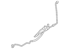 Hose Line Pipe 64539212236 Compatible With BMW 1 Series / X1 / 3 Series / 5 Series F35