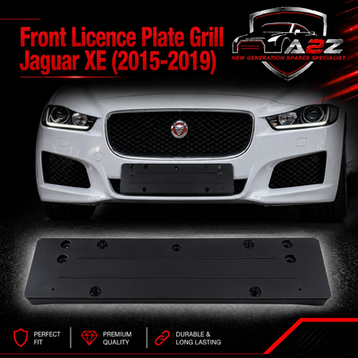 Front Licence Plate Grill T4N3030 Compatible With Jaguar XE (2015-2019) Tag No.50