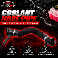 Coolant Hose Pipe 17127575427 Compatible With BMW 7 Series (F02,F07), 5 Series (F10) Tag No.907