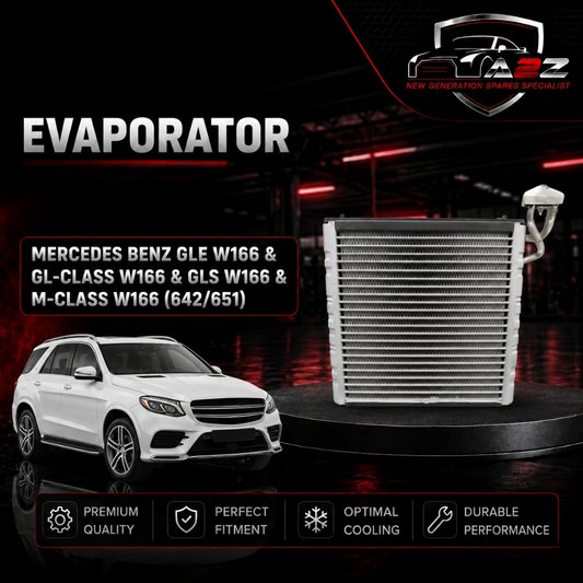 Air Conditioning Evaporator (Cooling Coil) A1668300158 Compatible with MERCEDES BENZ GLE W166 & GL-CLASS W166 & GLS W166 & M-CLASS W166 (642/651)
