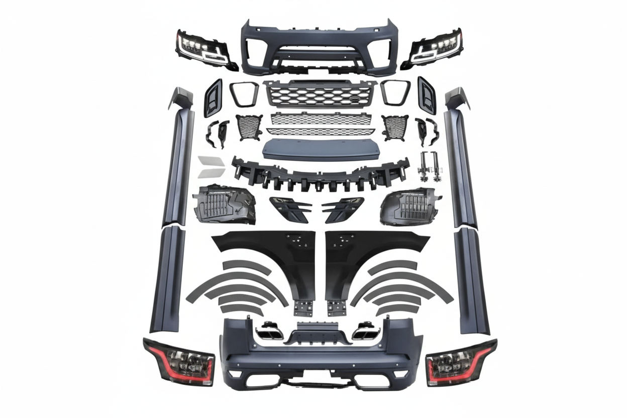 Conversion Kit Compatible With Range Land Rover RR Sport L494 (2014-2017) Upgrade Facelift Convert To 2018-2022 SVR Style
