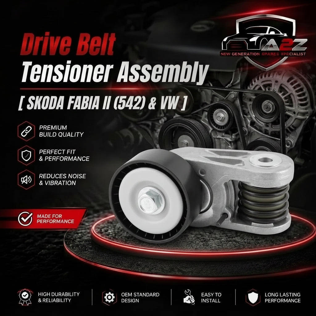 Belt Tensioner With Pulley 1J0145299A Compatible With SKODA FABIA II (542) & VW