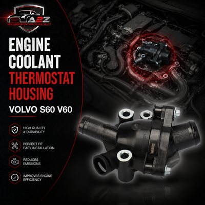 Engine Coolant Thermostat Housing 31319606 30650753 306507534 Compatible With VOLVO S60/V60 Tag No.134
