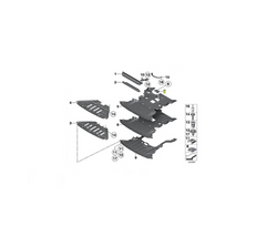 Engine Sheild Cap 51757140983 Compatible With BMW E90 Tag No.1