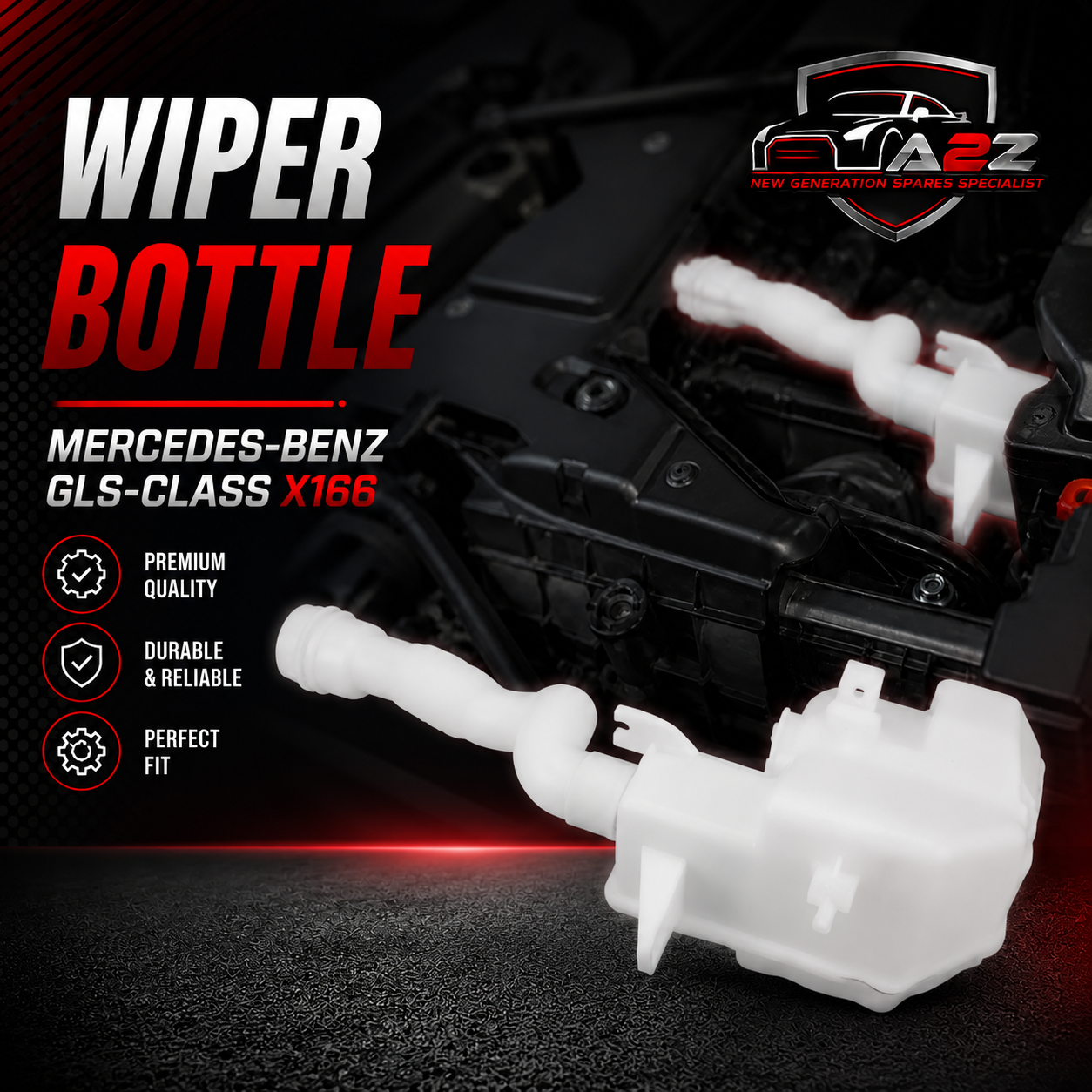 Wiper Bottle 1668690720 For MERCEDES-BENZ GLS-CLASS X166 Tag-B-64